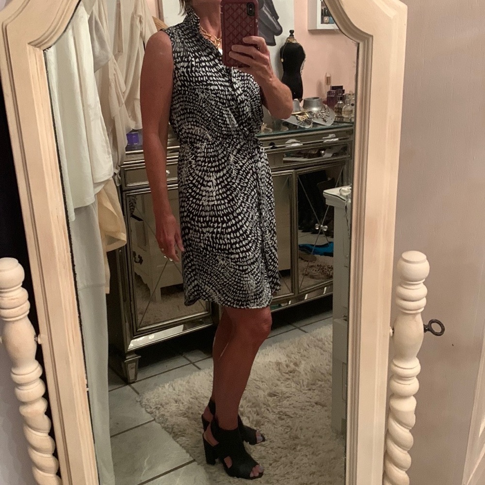 Black and white dress
